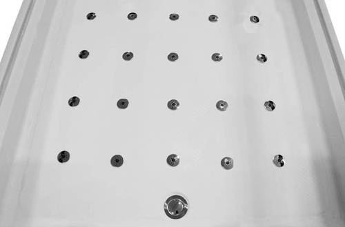 WANNA SPA Z HYDROMASAŻEM JACUZZI AQUAPEUTIC AQ-812, 2-osobowa 180x120x61cm