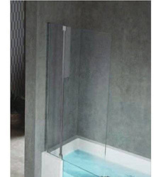 Wanna do zabudowy z zagłówkiem Novellini Iris 160x70 cm z 1 panelem przednim i 1 bocznym, z parawanem nawannowym przyściennym, strona lewa