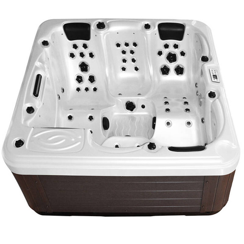 WANNA ZEWNĘTRZNA Z HYDROMASAŻEM AQUAPEUTIC 1662, 4-osobowa 200x200x80 cm, z obudową
