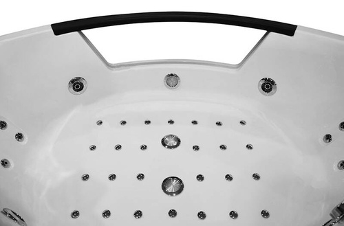 Wanna z hydromasażem narożna SPA AQ-1004 Turbo  2-osobowa, 152x152x56 cm