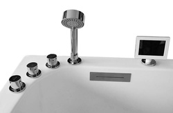 WANNA SPA Z HYDROMASAŻEM JACUZZI AQUAPEUTIC AQ-0031A, 2-osobowa 140x140x70 cm