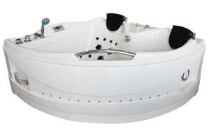 WANNA SPA Z HYDROMASAŻEM JACUZZI AQUAPEUTIC 186, narożna 2-osobowa, 152 x 152 x 71 cm