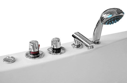 WANNA SPA Z HYDROMASAŻEM JACUZZI AQUAPEUTIC AQ-1665 PRESTIGE, 2-osobowa, 180x120x63 cm, lewa