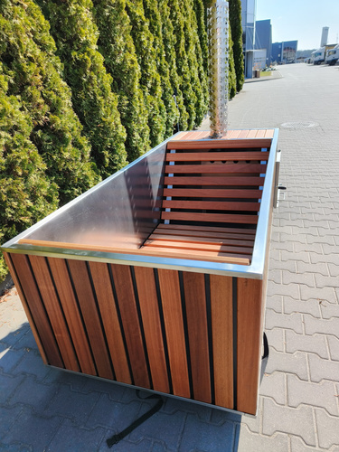 Wanna ogrodowa / zewnętrzna RavonSpa Stal Nierdzewna 2325 x 940