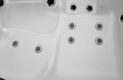 WANNA ZEWNĘTRZNA Z HYDROMASAŻEM AQUAPEUTIC 1513 6-osobowa 240x240x98 cm