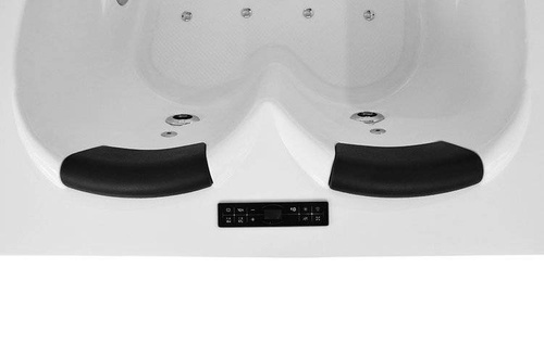 WANNA SPA Z HYDROMASAŻEM JACUZZI AQUAPEUTIC AQ-1665, 2-osobowa, 180x120x63 cm, lewa