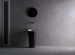 Umywalka wolnostojąca Ravon Saxo średnica 48 cm, bikolor mat