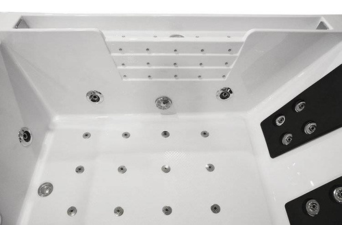 WANNA SPA Z HYDROMASAŻEM JACUZZI AQUAPEUTIC AQ-808, 2-osobowa 180x120x61cm lewa