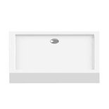 Brodzik Columbus z wypełnieniem styropianowym 120x90x14 cm, biały połysk