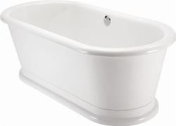 WANNA WOLNOSTOJĄCA BURLINGTON LONDON 180X85X63,5 CM, BIAŁY POŁYSK