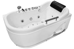 WANNA SPA Z HYDROMASAŻEM JACUZZI AQUAPEUTIC AQ-1683, 1-osobowa 140x80x66cm prawa
