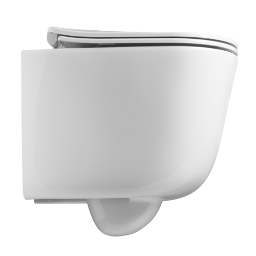 Misa wisząca WC z deską wolnoopadającą Axa EVA, biały połysk