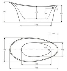 WANNA WOLNOSTOJĄCA RAVON EUPHORIA BIKOLOR