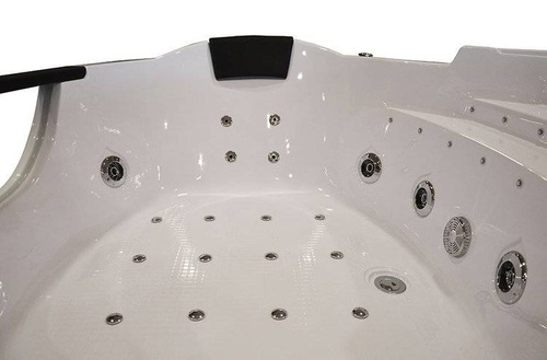 WANNA SPA Z HYDROMASAŻEM JACUZZI AQUAPEUTIC AQ-1678, 2-osobowa 150x150x62 cm