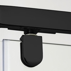 Kabina prysznicowa półokrągła New Komfort Black 90x90x195