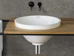 Umywalka wpuszczana w blat Ravon Saxo średnica 47 cm, bikolor personal