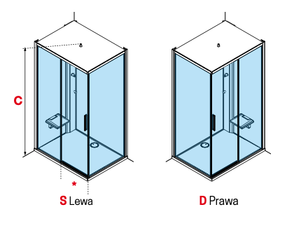 KABINA MASAŻOWO-PAROWA Novellini GLAX 1 2.0 2P, 120x80 CM, DRZWI PRZESUWNE, BIAŁY MAT