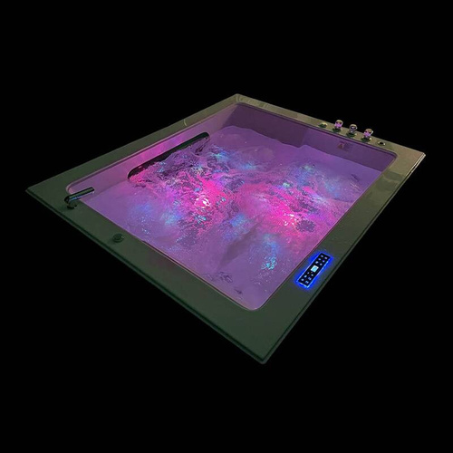 WANNA SPA Z HYDROMASAŻEM JACUZZI AQUAPEUTIC AQ-0032A, 2-osobowa 150x150x70 cm