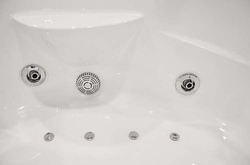 WANNA SPA Z HYDROMASAŻEM JACUZZI AQUAPEUTIC AQ-207, 1-osobowa 150x92 cm lewa