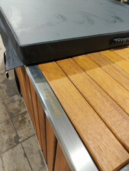 Wanna ogrodowa / zewnętrzna RavonSpa Stal Nierdzewna 2325 x 940