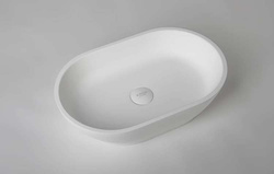 Umywalka Ravon Modern nablatowa 53,5 x 34 x 13 cm, biały połysk