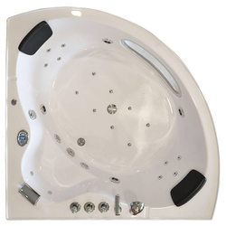 WANNA SPA Z HYDROMASAŻEM JACUZZI AQUAPEUTIC AQ-1638, 2-osobowa 150x150x55,5 cm