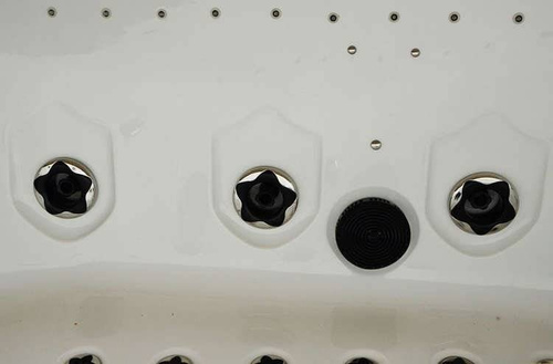 WANNA SPA Z HYDROMASAŻEM JACUZZI AQUAPEUTIC 183 206x134x64 cm, OBUDOWA CZEKOLADOWA