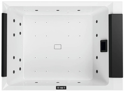 Wanna z hydromasażem Divina M Outdoor SPA Plus Novellini, 190x140x75 cm