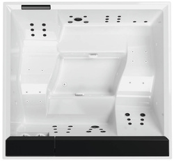 Wanna z hydromasażem Divina XXL Outdoor SPA Standard Novellini, 230x215x85 cm
