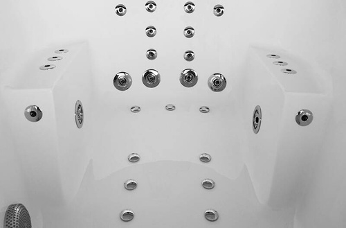 WANNA SPA Z HYDROMASAŻEM ASYMETRYCZNA AQUAPEUTIC AQ-07A, 1-osobowa 170x100x70 cm