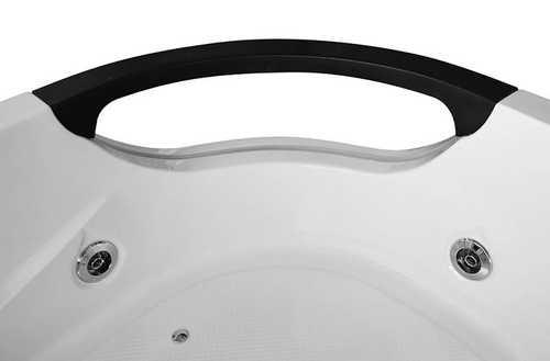 WANNA SPA Z HYDROMASAŻEM JACUZZI AQUAPEUTIC AQ-1665 PLUS, 2-osobowa, 180x120x63 cm, prawa