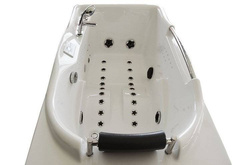 WANNA SPA Z HYDROMASAŻEM JACUZZI AQUAPEUTIC 1050, 1-osobowa 174x88x70 cm, lewa