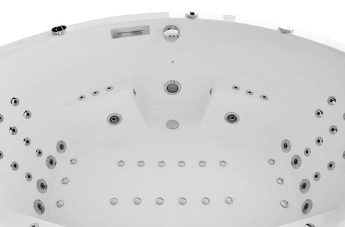 WANNA SPA Z HYDROMASAŻEM JACUZZI AQUAPEUTIC 002A, 2-osobowa 150x150x70 cm