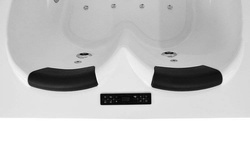 WANNA SPA Z HYDROMASAŻEM JACUZZI AQUAPEUTIC AQ-1665 PRESTIGE, 2-osobowa, 180x120x63 cm, lewa