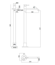 Bateria wolnostojąca wannowa Joy
