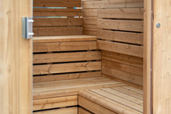 Sauna sucha fińska ogrodowa, 6-osobowa 210x210x240 cm