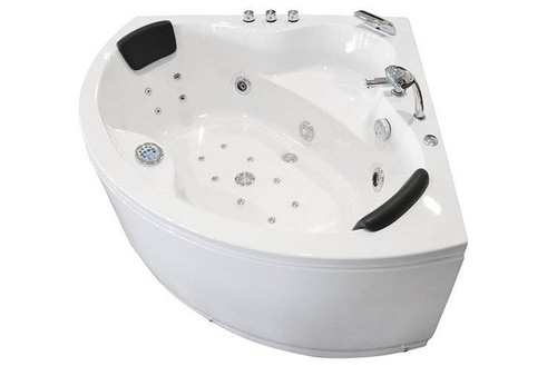 WANNA Z HYDROMASAŻEM NAROŻNA JACUZZI AQUAPEUTIC AQ-636, 2-osobowa 135x135x60 cm