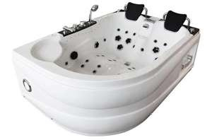 WANNA SPA Z HYDROMASAŻEM JACUZZI AQUAPEUTIC 162, 180x122x59 cm, prawa