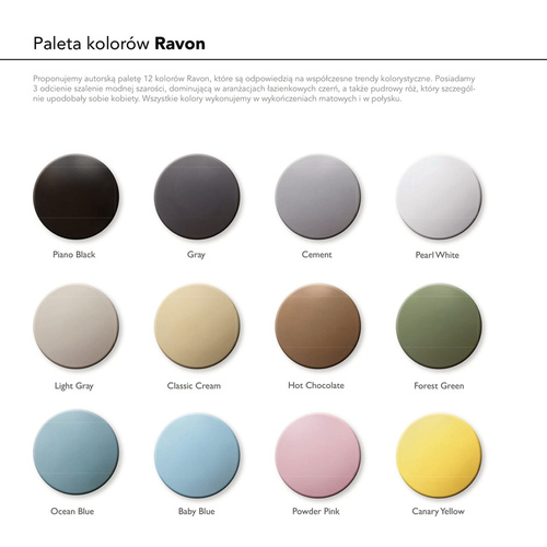 WANNA WOLNOSTOJĄCA RAVON EUPHORIA BIKOLOR