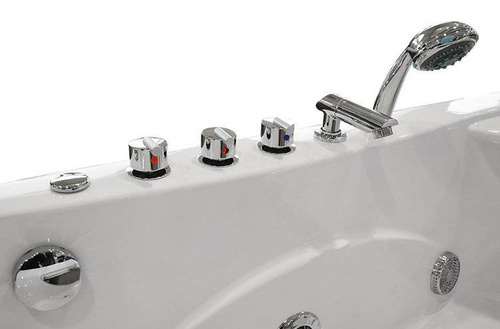 WANNA SPA Z HYDROMASAŻEM JACUZZI AQUAPEUTIC AQ-1633, 1-osobowa 168x86x60cm lewa