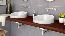 Umywalka wpuszczana w blat Ravon Saxo średnica 47 cm, bikolor personal