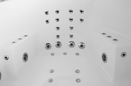 WANNA SPA Z HYDROMASAŻEM JACUZZI AQUAPEUTIC 002A, 2-osobowa 150x150x70 cm