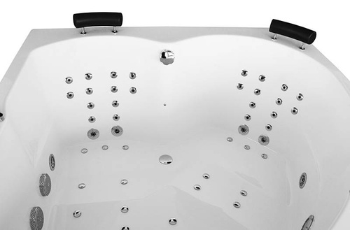 WANNA SPA Z HYDROMASAŻEM JACUZZI AQUAPEUTIC AQ-0031A, 2-osobowa 140x140x70 cm