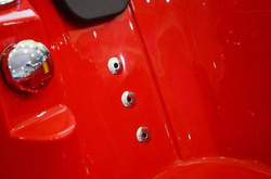 WANNA SPA Z HYDROMASAŻEM JACUZZI AQUAPEUTIC AQ-631 PLUS, 2-osobowa 180x120X54 cm lewa, czerwona