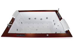 WANNA SPA Z HYDROMASAŻEM AQUAPEUTIC AQ-1666, 2-osobowa, 150x180x67 cm, z obudową