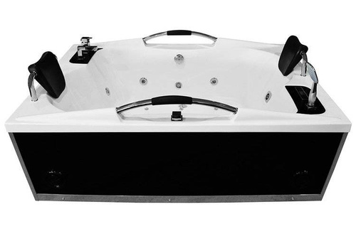 WANNA SPA Z HYDROMASAŻEM JACUZZI AQUAPEUTIC AQ-197 2-osobowa NERO 180x120x59cm