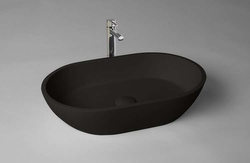 Umywalka nablatowa Ravon Space z korkiem klik-klak 54,5 x 35 x 14 cm, kolor mat