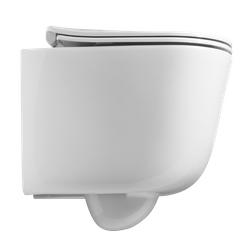 Misa wisząca WC z deską wolnoopadającą Axa EVA, biały połysk