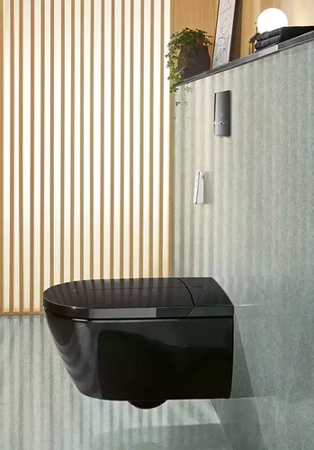 Toaleta myjąca bezrantowa, misa ustępowa lejowa Viclean I 100