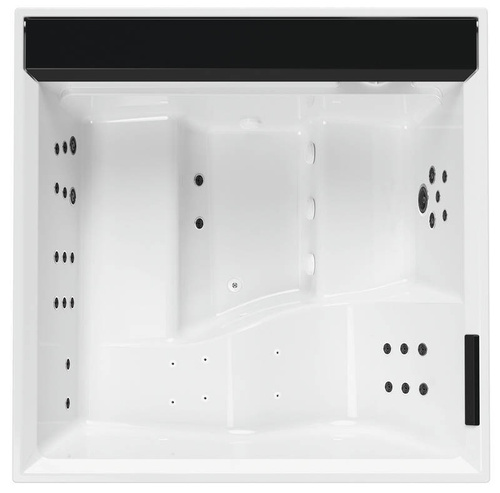 Wanna z hydromasażem Divina XL Outdoor SPA Plus Novellini, 200x200x85 cm